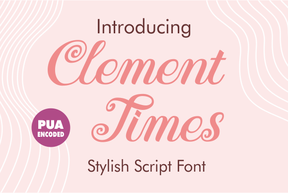 Clement Times Font Poster 1