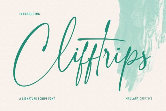 Clifftrips Font Poster 1