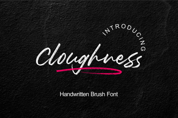 Cloughness Font Poster 1