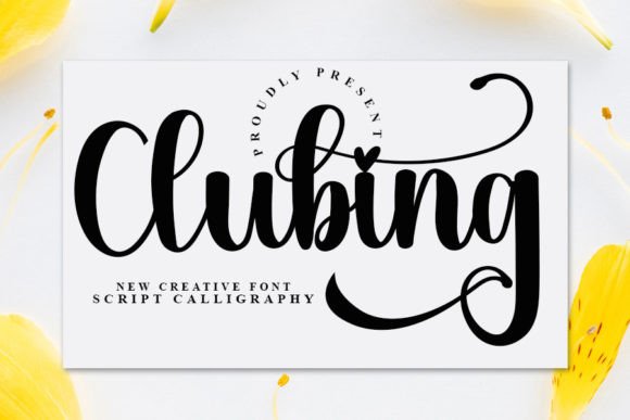 Clubing Font Poster 1