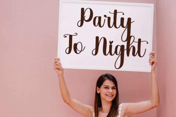 Clubing Font Poster 5