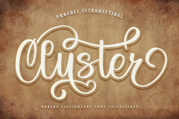 Cluster Font Poster 1