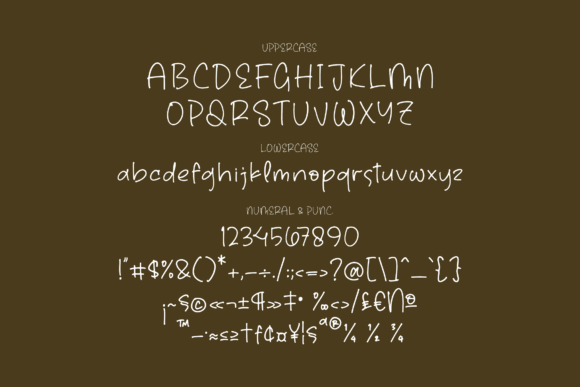 Coashela Notes Font Poster 13