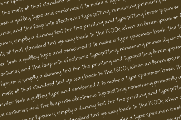 Coashela Notes Font Poster 8