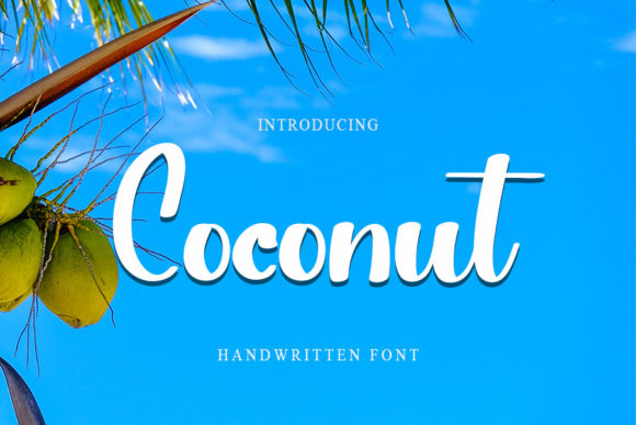 Coconut Font Poster 1