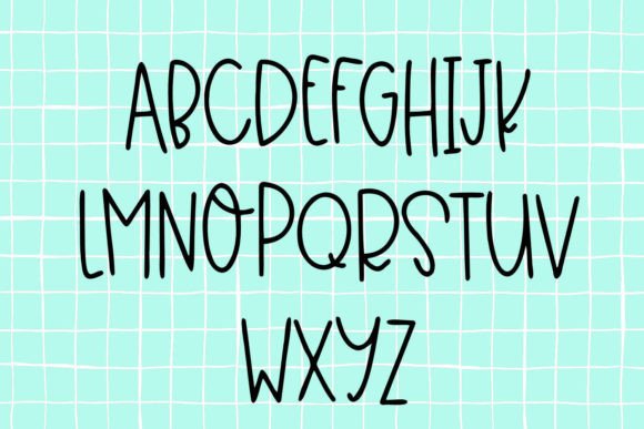 Coconut Milk Font Poster 2