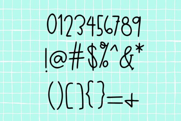 Coconut Milk Font Poster 3