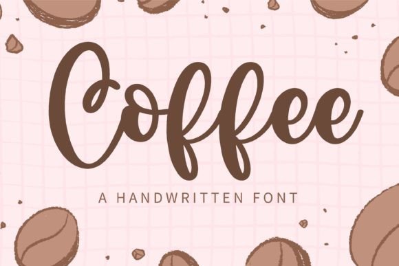 Coffee Font Poster 1