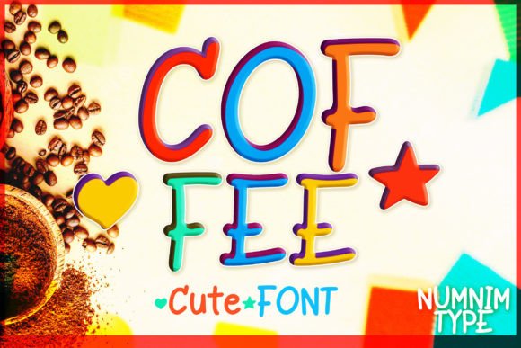 Coffee Font Poster 1