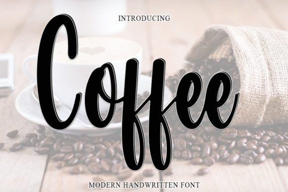 Coffee Font Poster 1