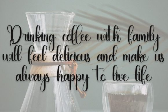 Coffee Font Poster 3