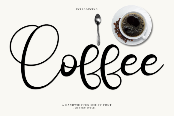 Coffee Font Poster 1