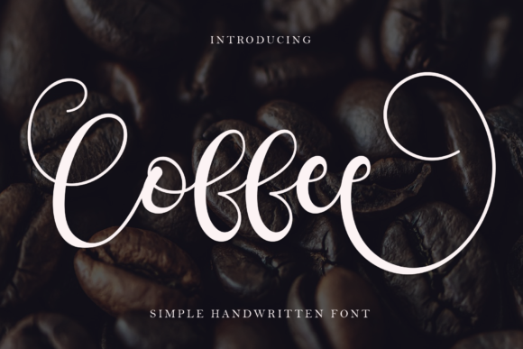 Coffee Font Poster 1