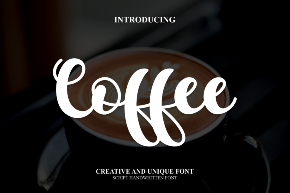 Coffee Font Poster 1