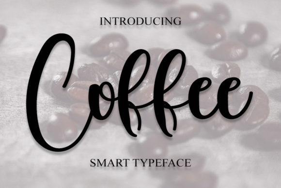 Coffee Font Poster 1