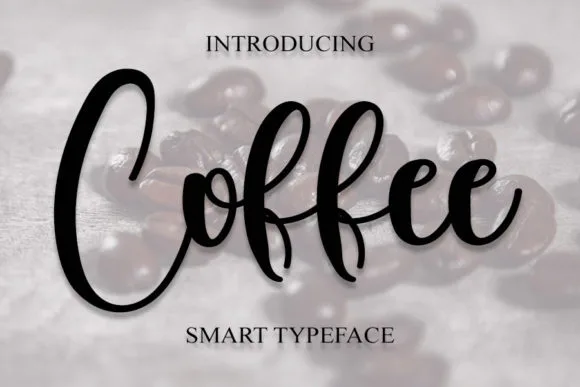 Coffee Font Coffee Font Poster 1