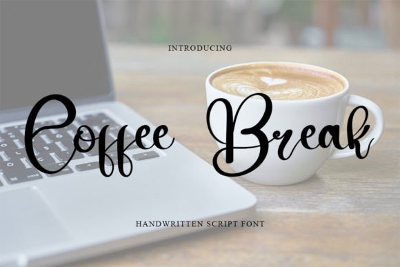 Coffee Break Font Poster 1