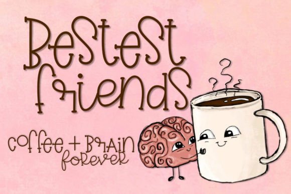 Coffee High Font Poster 3