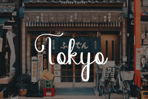 Coffee Latte Font Poster 2