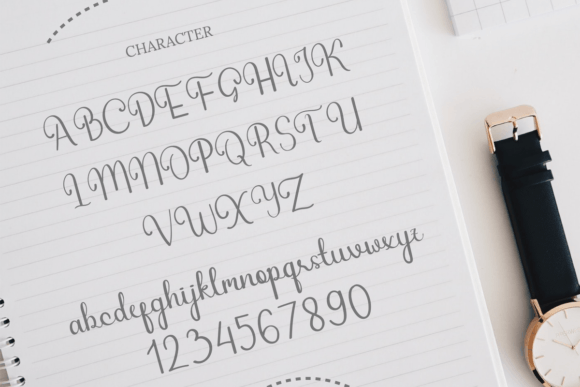 Coffee Latte Font Poster 9