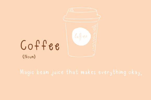 Coffee Lover Font Poster 2