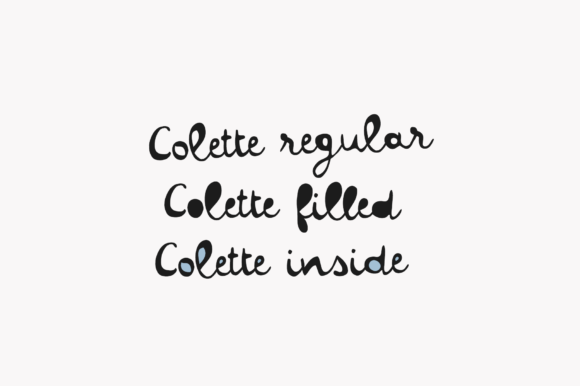 Colette Font Poster 2
