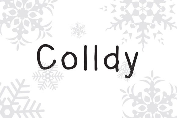 Colldy Font Poster 1