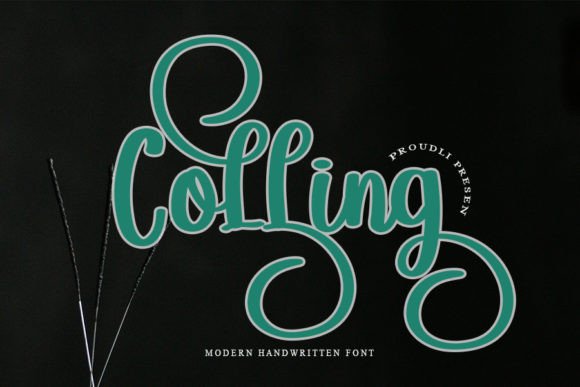 Colling Font Poster 1