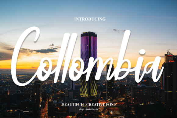 Collombia Font Poster 1
