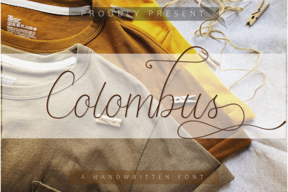 Colombus Font Poster 1
