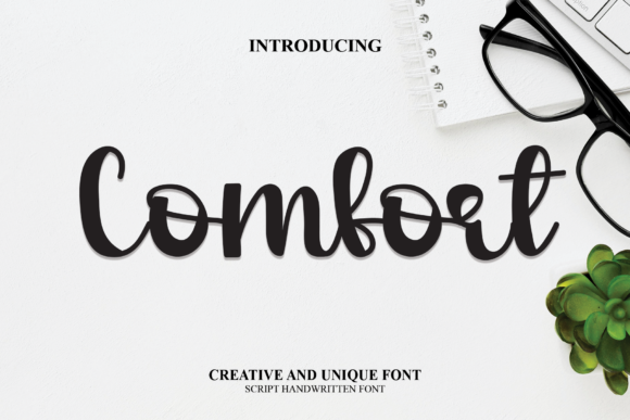 Comfort Font Poster 1