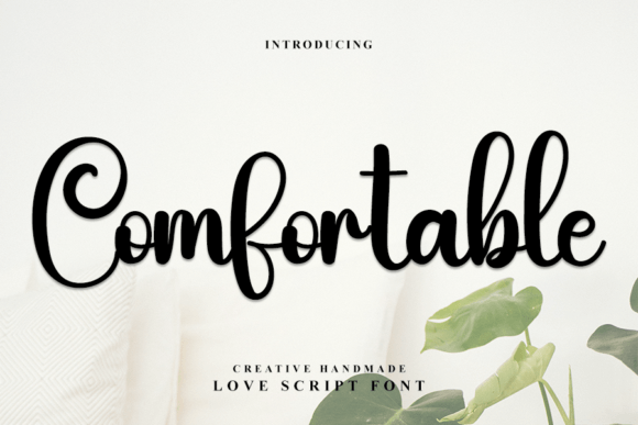 Comfortable Font Poster 1