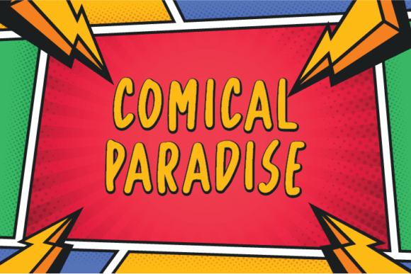 Comical Paradise Font Poster 1