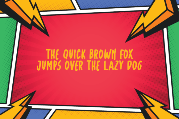 Comical Paradise Font Poster 4