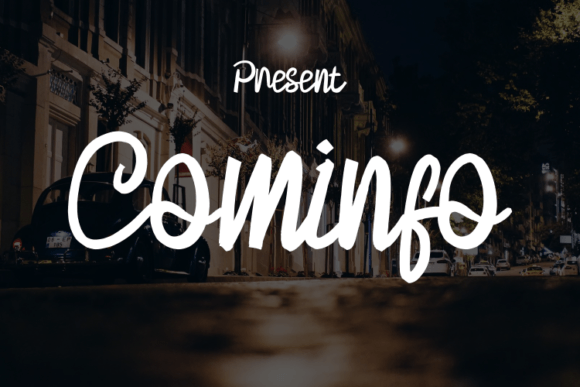 Cominfo Font Cominfo Font Poster 1
