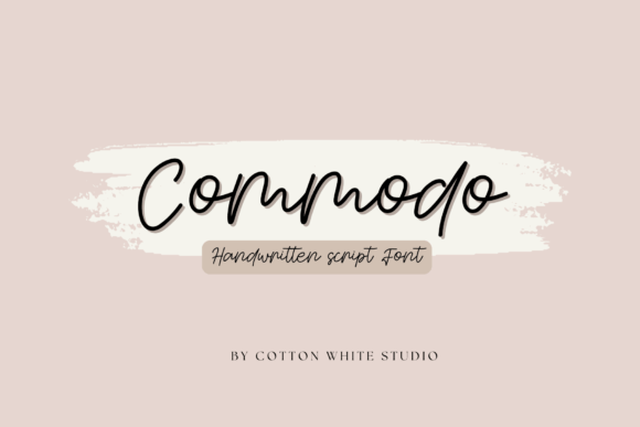 Commodo Font Commodo Font Poster 1