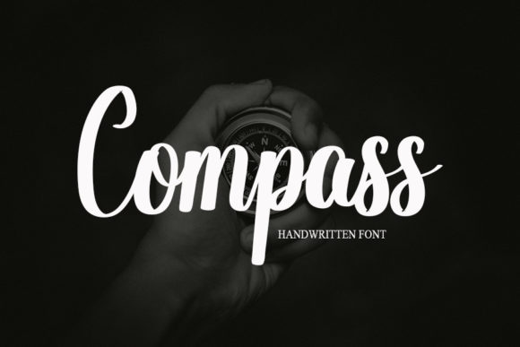 Compass Font Poster 1