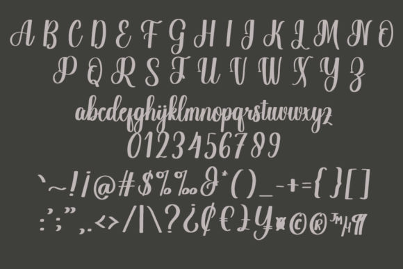 Compass Font Poster 3
