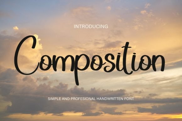 Composition Font Poster 1