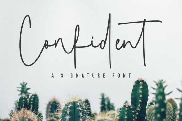 Confident Font Poster 1