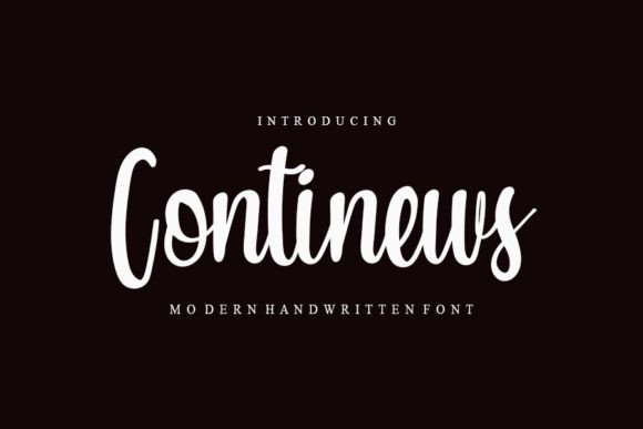 Continews Font Poster 1