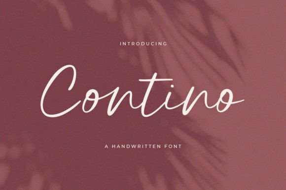 Contino Font Poster 1