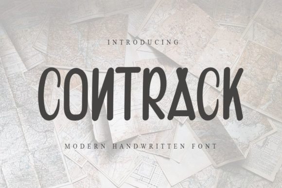 Contrack Font Poster 1