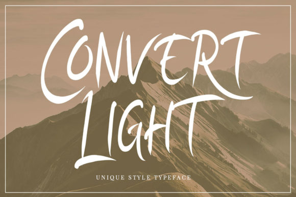 Convert Light Font