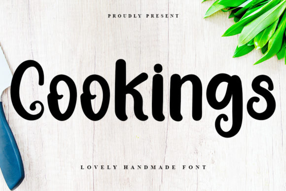 Cookings Font Poster 1
