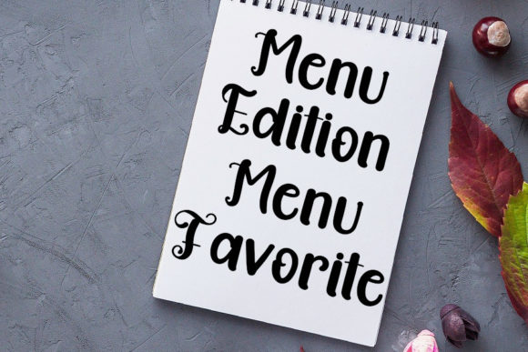Cookings Font Poster 3