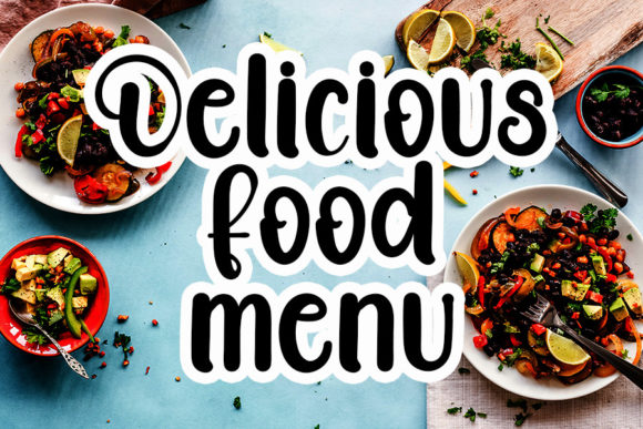 Cookings Font Poster 4
