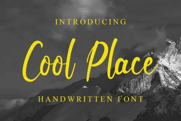 Cool Place Font Poster 1
