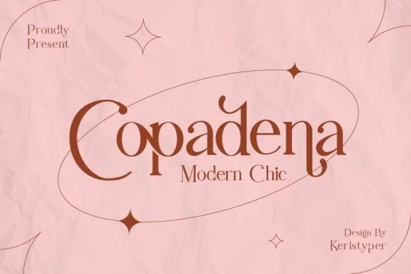 Copadena Font Copadena Font Poster 1