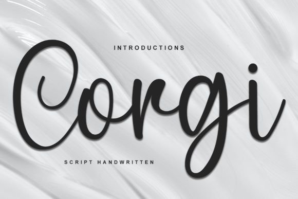 Corgi Font Poster 1